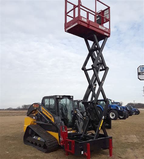 scissor lift attachment for skid steer|scissor lift for skid steer.